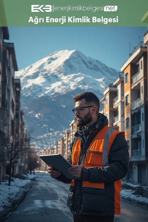 Ağrı genelinde enerji kimlik belgesi düzenlenen konut ve ticari yapılar