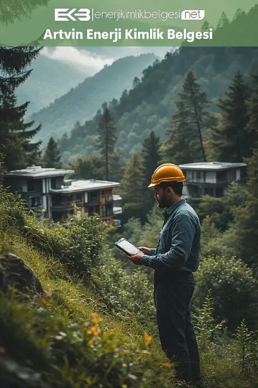 Artvin genelinde enerji kimlik belgesi düzenlenen konut ve ticari yapılar
