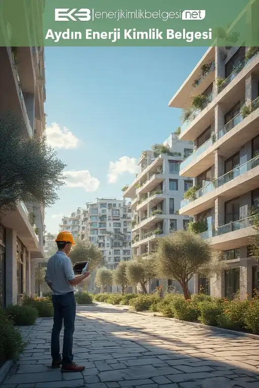 Aydın genelinde enerji kimlik belgesi düzenlenen konut ve ticari yapılar