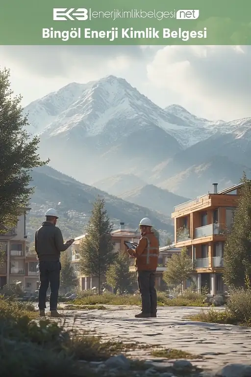 Bingöl genelinde enerji kimlik belgesi düzenlenen konut ve ticari yapılar