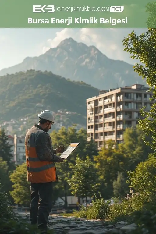 Bursa genelinde enerji kimlik belgesi düzenlenen konut ve ticari yapılar