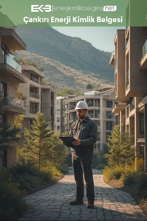 Çankırı genelinde enerji kimlik belgesi düzenlenen konut ve ticari yapılar