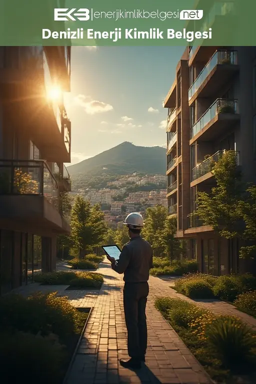 Denizli genelinde enerji kimlik belgesi düzenlenen konut ve ticari yapılar