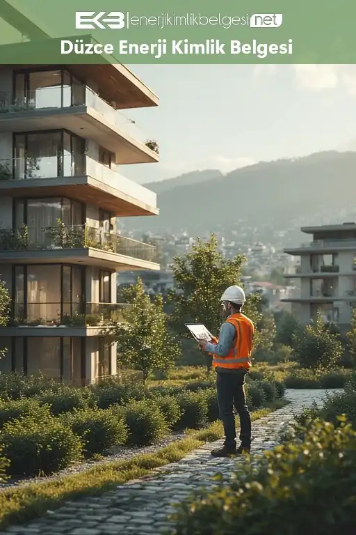 Düzce genelinde enerji kimlik belgesi düzenlenen konut ve ticari yapılar