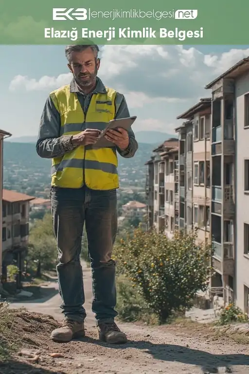 Elazığ genelinde enerji kimlik belgesi düzenlenen konut ve ticari yapılar