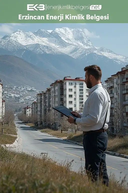 Erzincan genelinde enerji kimlik belgesi düzenlenen konut ve ticari yapılar