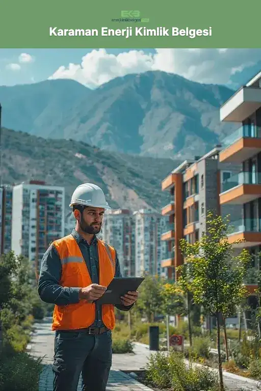 Karaman genelinde enerji kimlik belgesi düzenlenen konut ve ticari yapılar