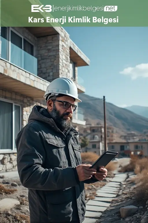 Kars genelinde enerji kimlik belgesi düzenlenen konut ve ticari yapılar