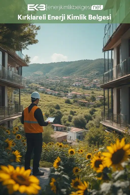 Kırklareli genelinde enerji kimlik belgesi düzenlenen konut ve ticari yapılar