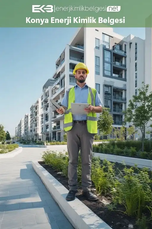 Konya genelinde enerji kimlik belgesi düzenlenen konut ve ticari yapılar