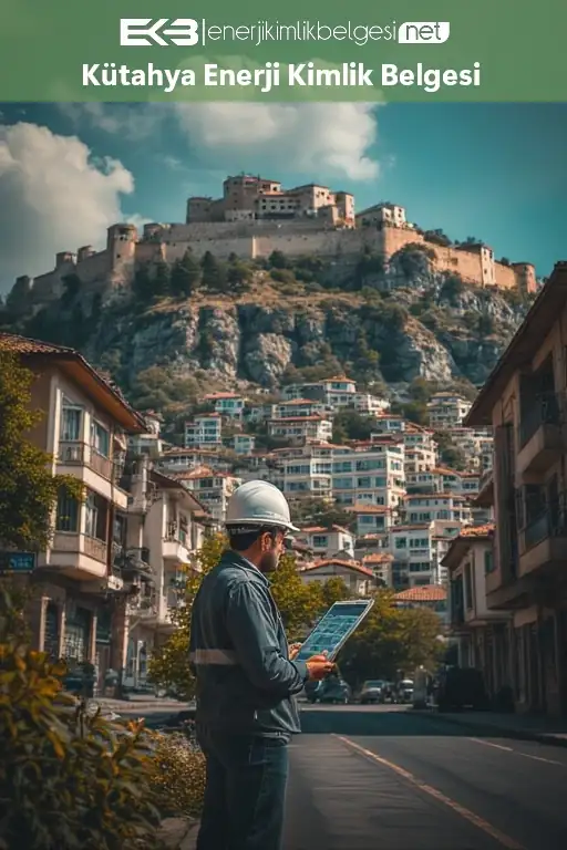 Kütahya genelinde enerji kimlik belgesi düzenlenen konut ve ticari yapılar