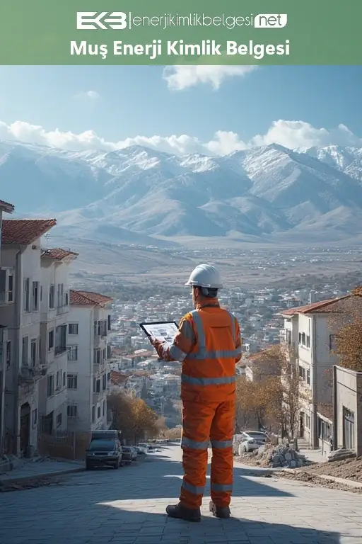 Muş genelinde enerji kimlik belgesi düzenlenen konut ve ticari yapılar
