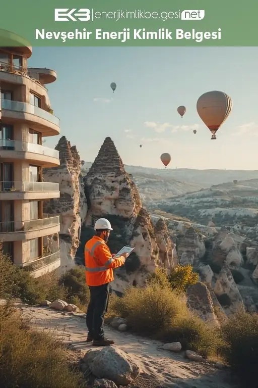 Nevşehir genelinde enerji kimlik belgesi düzenlenen konut ve ticari yapılar