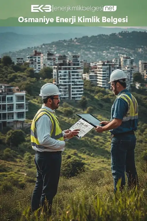 Osmaniye genelinde enerji kimlik belgesi düzenlenen konut ve ticari yapılar