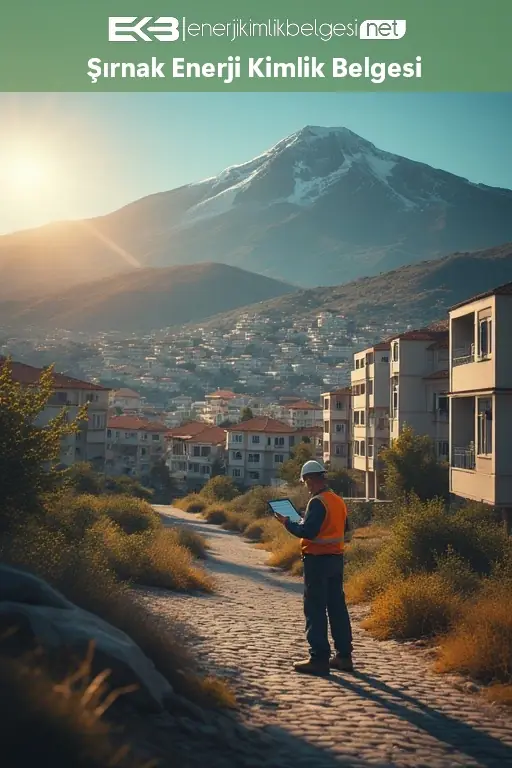 Şırnak genelinde enerji kimlik belgesi düzenlenen konut ve ticari yapılar