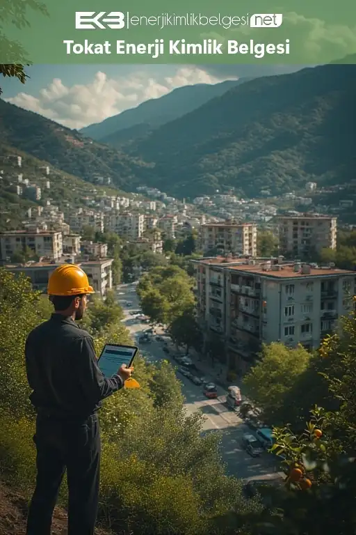Tokat genelinde enerji kimlik belgesi düzenlenen konut ve ticari yapılar